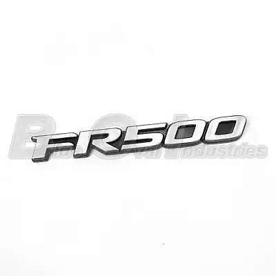 Ford Mustang FR-500 V8 Race Car Chrome Plated & Black Emblem Badge - 4.75  Long • $11.12