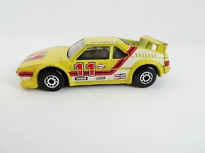 Matchbox 1981 Yellow Bmw M 1 #11 Good Year Bosch Collectible Macau • $8