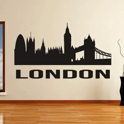 London UK Cityscape Skyline Wall Art Sticker (AS10278) • £21.99