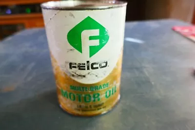 Vintage Empty Quart Oil Can Felco Very Rare! Lot 24-7-CH • $24.99