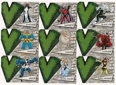 Marvel Beginnings Series 3  Villains Complete Insert Set (45 Cards)   RARE!!! • $60