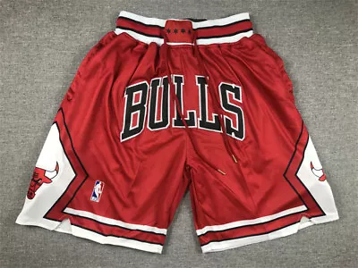 Hot Chicago Bulls Men Red Swing Basketball Pocket Shorts • $35.99