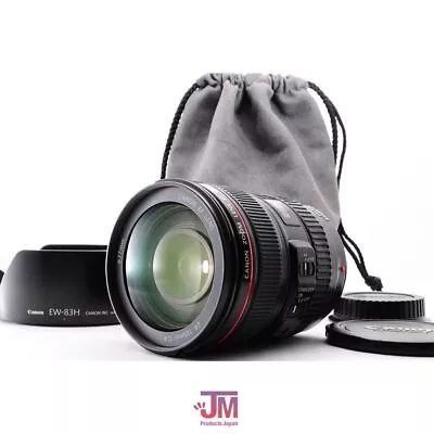 Canon EF 24-105mm F/4 L IS USM Macro Zoom Lens W Hood From Japan [ Near Mint ] • $670.30