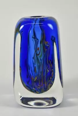 Dominick Labino Art Glass Vase Signed And Dated 1983 • $595