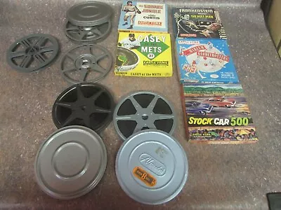 Lot Of Vintage Super 8 Reels And Cases Frankenstein Square Jungle Basketball  L7 • $99.99