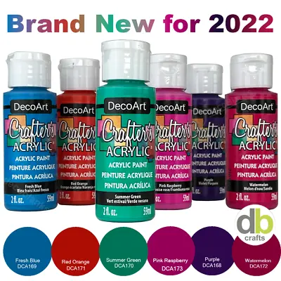 £1.80 • Buy DecoArt Acrylic Paint / Crafters / Glamour Dust / Dazzling Metallic 200+ COLOURS