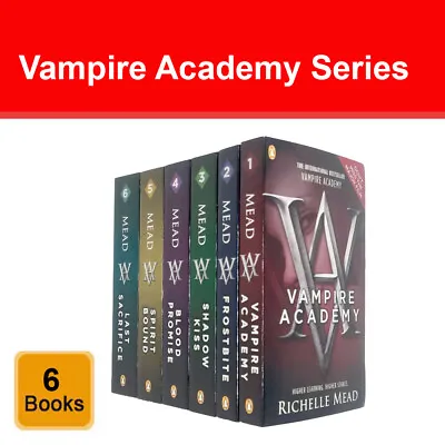 Vampire Academy Series Books 1 - 6 Collection Set By Richelle Mead NEW Pack • £23.90