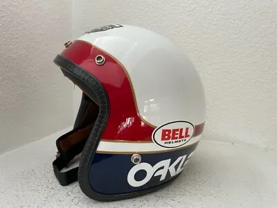 Vintage Team Honda 80's Tribute Bell Style Helmet New L-XL DG FMF Motocross • $399.99