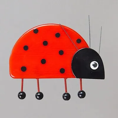 Lady Bug Brooch By Marie-Christine Pavone • $121.85