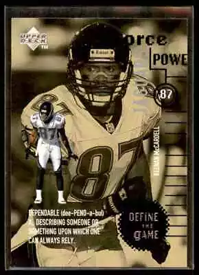 1998 Upper Deck Define The Game Keenan McCardell #DG30 • $1.25