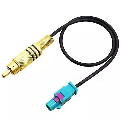 Male Fakra To RCA Car Antenna Adapter Cable For FORD NX Factory Radio From 2009 • $6.04