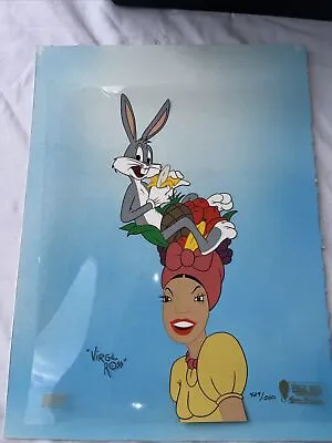 Bugs Bunny & Carmen Miranda  Tropical Hare  Signed Virgil Ross Cel #429/500 COA • $299.99
