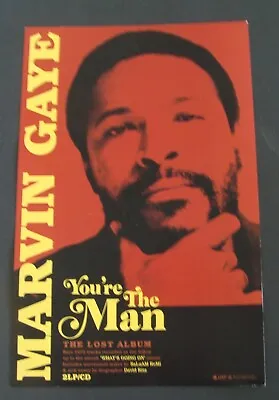 MARVIN GAYE Album Poster YOURE THE MAN LOST ALBUM Original Record Store Promo • $15