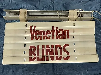 Vtg Venetian Metal Window Blind Store Display Promo Display (Parts Or Repair) • $28