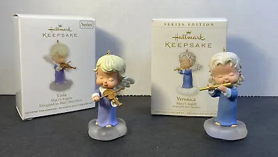 Hallmark Keepsake Ornament Mary’s Angels Veronica & Viola Violin Flute￼ • $28.99