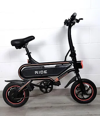 RIDE CITY Folding Electric Micro E-bike 250watt 36v 7.ah 25kmph + Cruise Control • £4.20
