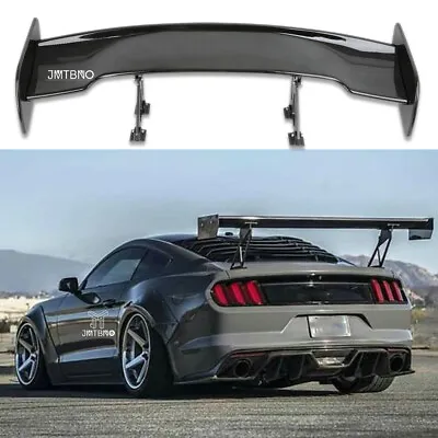 For Ford Mustang 47'' Car Rear Trunk Spoiler Wing Lip GT Style Adjustable Black • $149.25