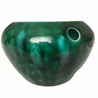 $20 • Buy The Violet Pot 1997 Vintage Jade Green Ceramic African Violets