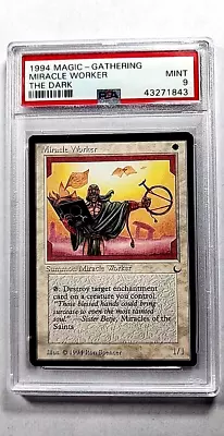 1994 Magic The Gathering The Dark Miracle Worker PSA 9 *Only 3 Graded Higher* • $56.94