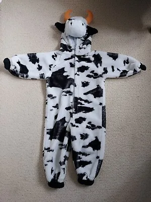 Dress Up America Cow Costume Age 3-4 Dressing Up All In One Suit World Book Day • £10