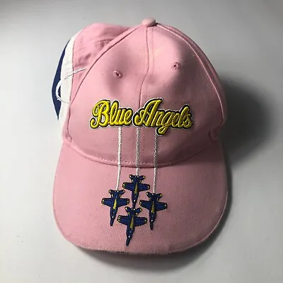 Women's Pink US Navy Blue Angels Baseball Cap Adjustable From Flightline. • $14.99
