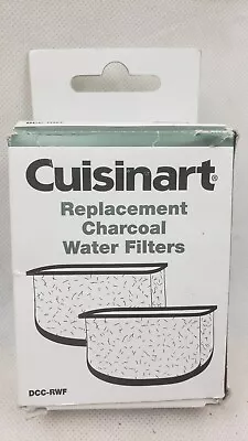 $12.99 • Buy Cuisinart Replacement Charcoal Water Filters 2 Pack DCC-RWF