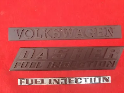 $27.99 • Buy 70's Volkswagen Dasher Fuel Infection Genuine Emblems