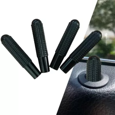 Black Metal Door Lock Pin Knob Trim For Mercedes Benz C E GLC GLE W205 W213 X253 • $9.48