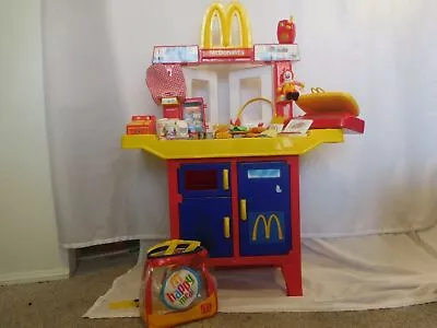 McDonald's Drive Thru Playset Kitchen Walkie Talkie Headset Fry Basket Vtg Rare • $272.21