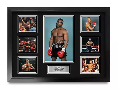 Mike Tyson Signed Large A2 Boxing Iron Mike Printed Autograph Memorabilia Gift • £64.99