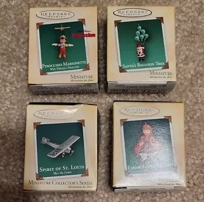 Lot Of 4 Hallmark Ornament Miniature (Lot 4) • $25