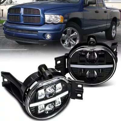 DRL Bumper LED Fog Lights For 2002-2008 Dodge Ram 1500/ 2003-09 Ram 2500 3500  • $56.28