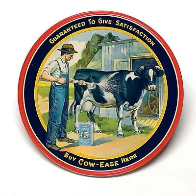 Cow-Ease Keeps Flies Off Cows Advertising Pocket Mirror • $15