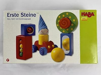 HABA Erste Steine First Blocks Set Of Ten  Wooden Toy Made In Germany • $18