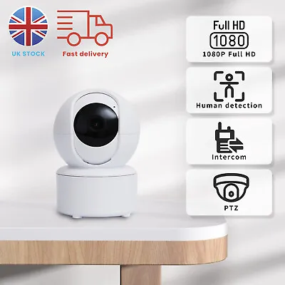 Wireless WiFi IP Security Camera Home Baby Pet Monitor PTZ CCTV Intercom FHD Cam • £17.99