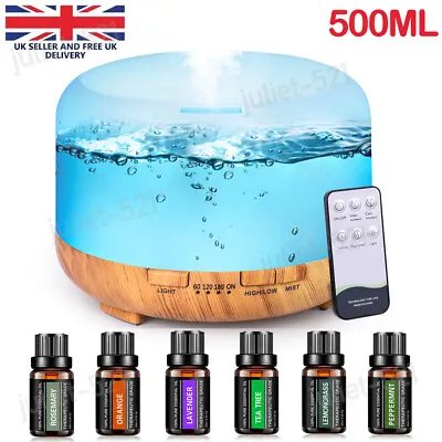 £16.79 • Buy LED Essential Oil Diffuser Aroma Aromatherapy Ultrasonic Humidifier Air Purifier