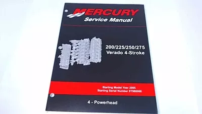 90-896580400 Mercury Service Manual Powerhead 200/225/250/275 HP Verado • $42.70