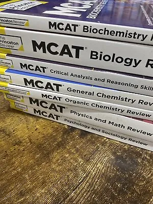 The Princeton Review MCAT Subject Review Complete 7-Book Set 2nd/3rd Edition • $36.99