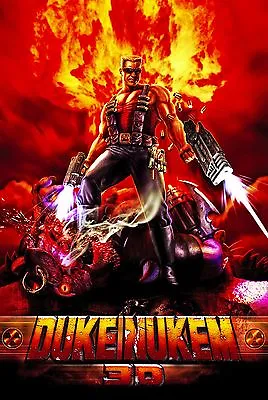 $19.95 • Buy Duke Nukem 3D Game Poster |4 Sizes| PC N64 Playstation Xbox Sega Saturn Genesis