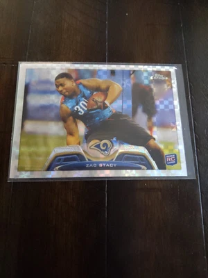 $3 • Buy Zac Stacy 2013 Topps Chrome Rookie Xfractor # 90