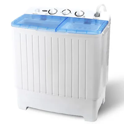 17.6LBS Portable Washing Machine Mini Compact Twin Tub Laundry Washer Spin Dryer • $96.59