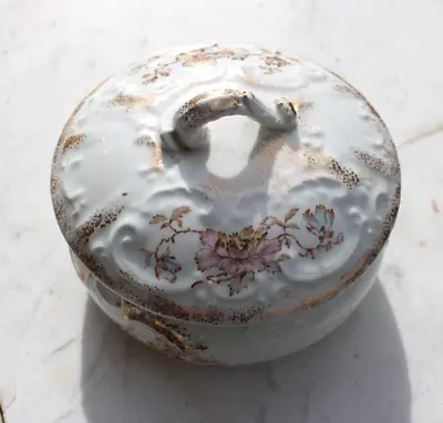 Antique W H Grindley Semi-Porcelain Covered Soap Dish-Vanity-Made In England • $34.99