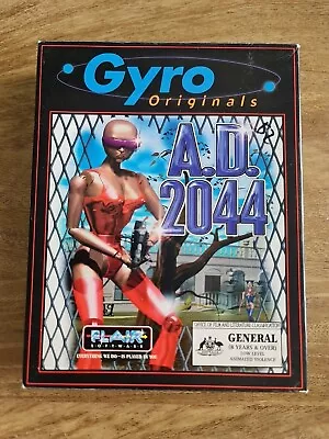 A.D. 2044 - PC - Gyro Originals - Complete W/Manual - 2 Game Discs - Vgc • $50