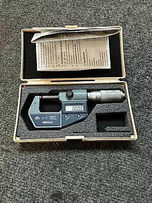 Mitutoyo 293-369 Digital Micrometer W/ Case & Manual SOLD AS-IS • $85