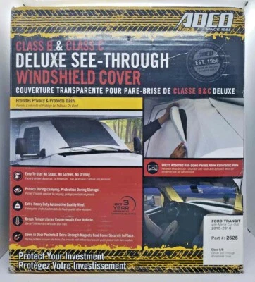 $86.39 • Buy Adco Class B/c Windshield Covers #2525n 
