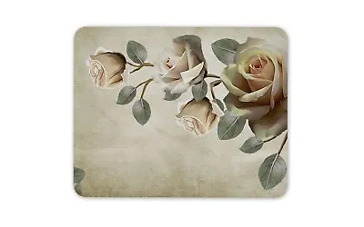 Vintage Art Canvass Rose Oil Painting Mouse Mat Pad - Cute Computer Gift #16317 • £6.99