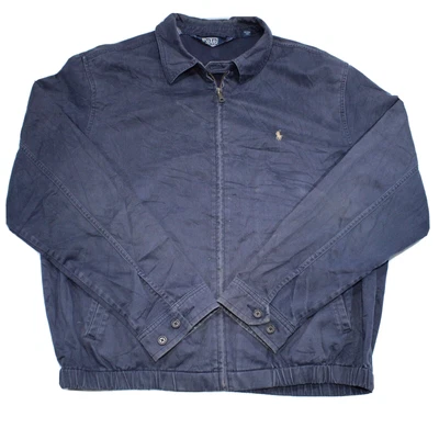 £51.64 • Buy Vintage POLO Ralph Lauren Harrington Jacket Baracuta Tartan Zip Up Size Large