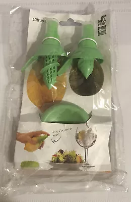 NEW! Citrus Sprayer/Spritzer Lemon Lime 1 Pack Of 2  SM & LG W/Tray. BPA Free. • $11.99