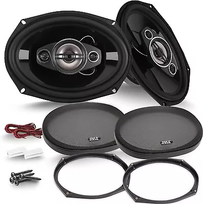 Pyle PL7104BK 7x10  4-Way Car Component Stereo Speakers - Pair • $91.99