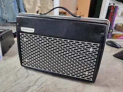 Vintage AmpliVox S-800 35Watt Portable Guitar Amp 1960's Works But Glitchy Input • $59.99